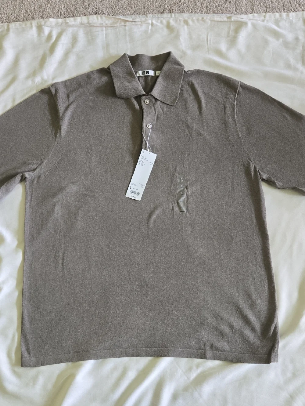 Uniqlo Men’s Polo Shirt in Olive - Picture 1 of 6